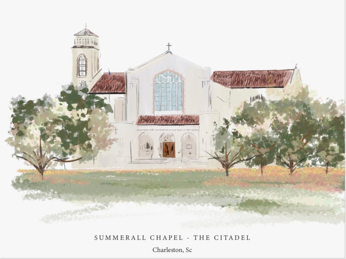 SUMMERALL CHAPEL - Art Print