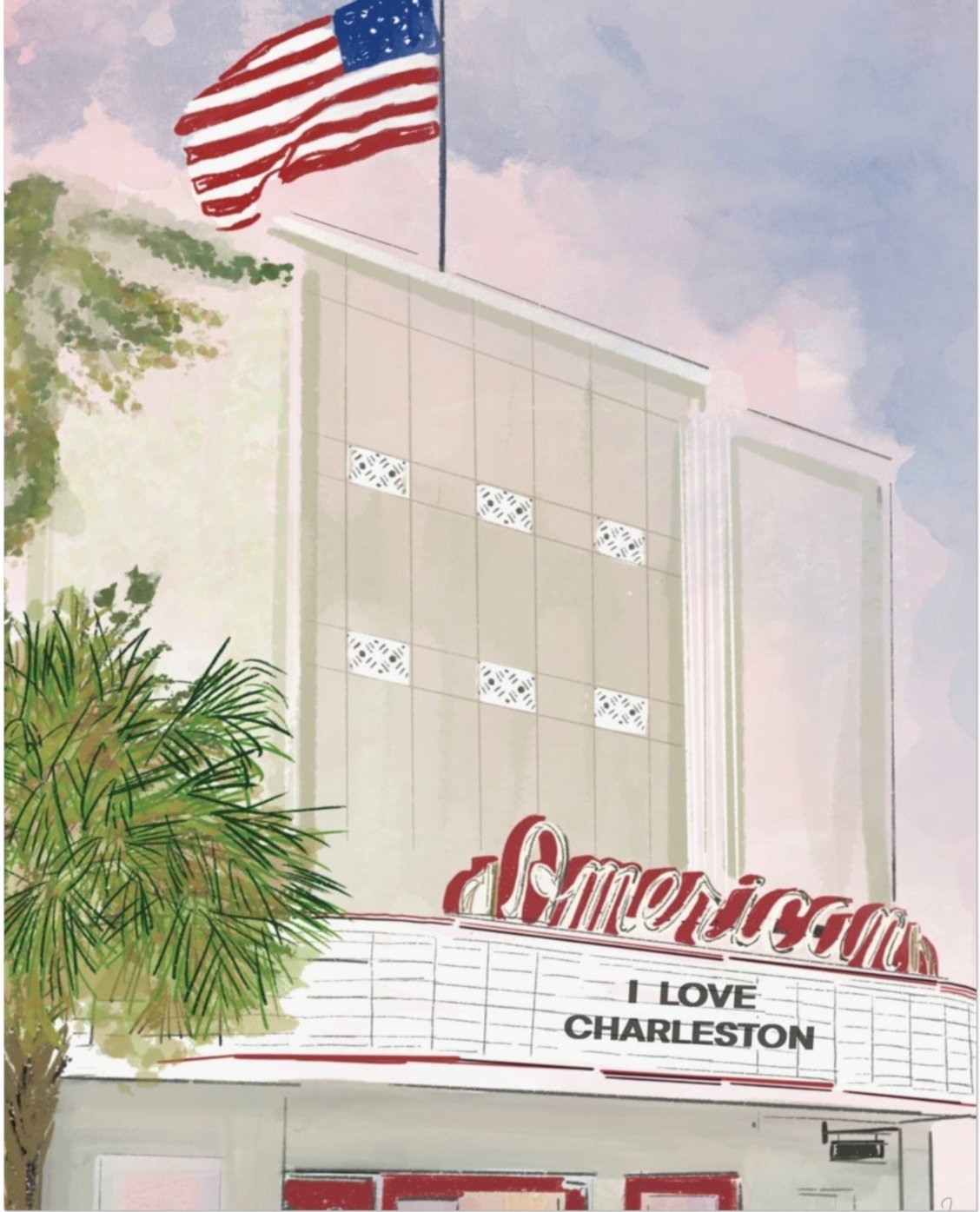 THE AMERICAN THEATER - Art Print