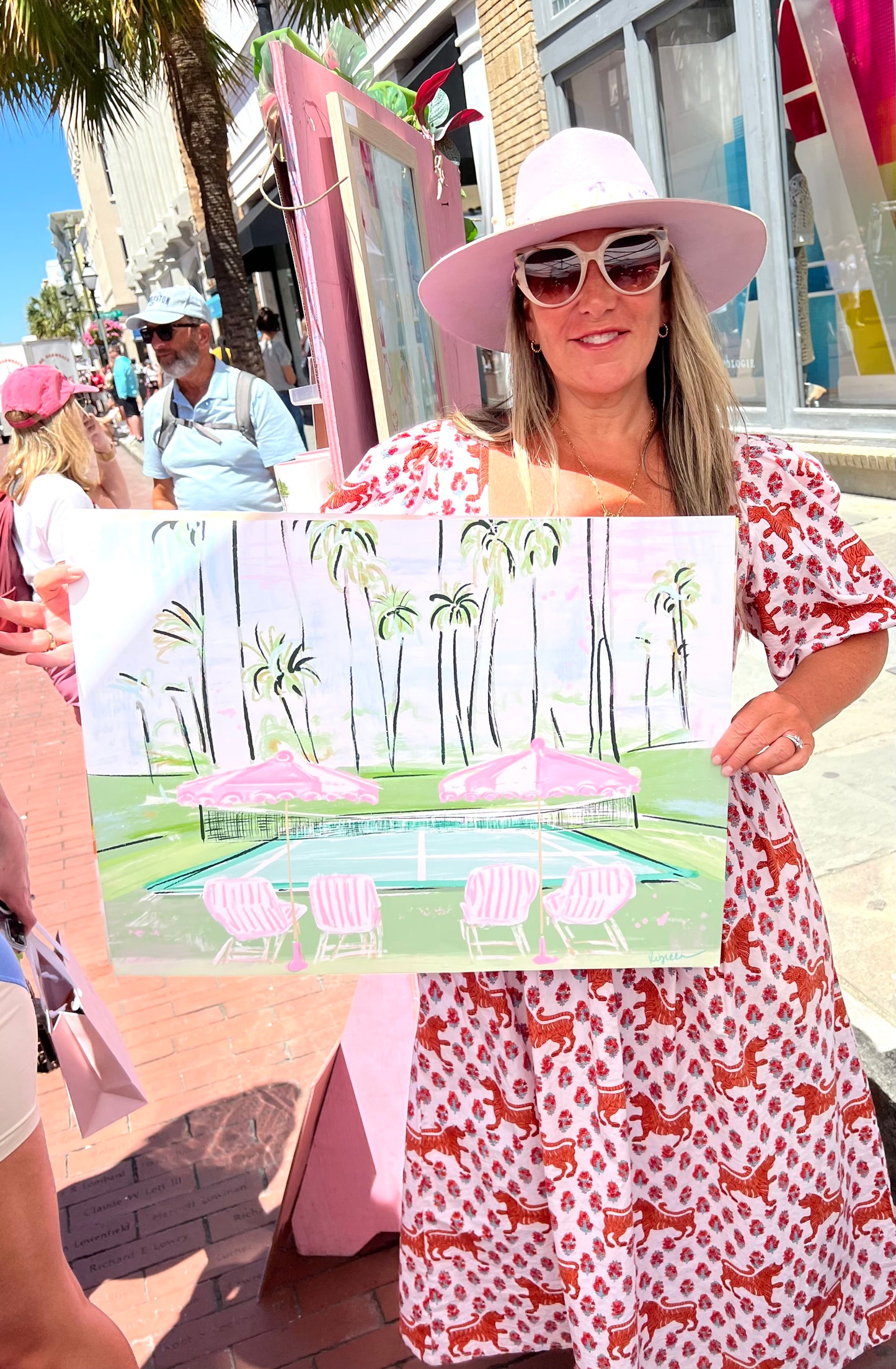TENNIS IN PARADISE - Art Print