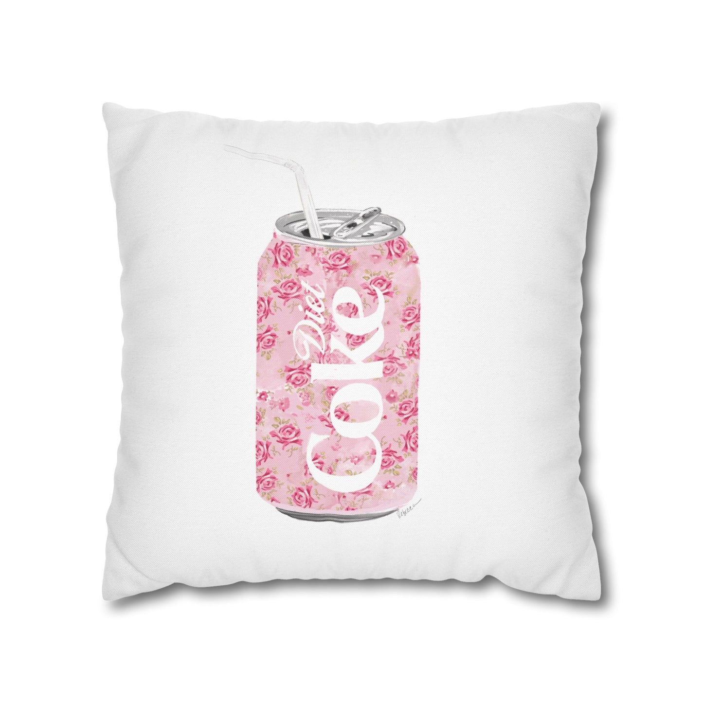 PINK SODA - Square Pillow Case