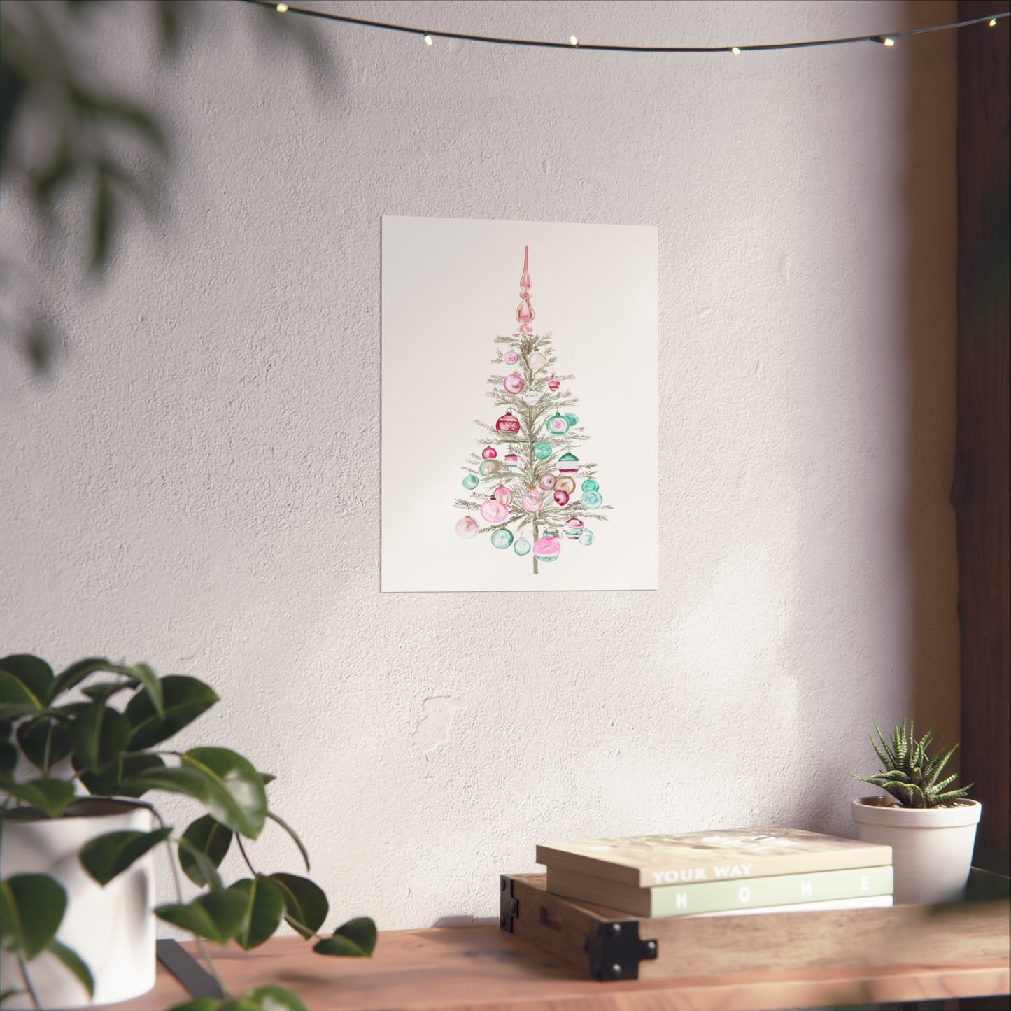 VINTAGE TREE - Art Print