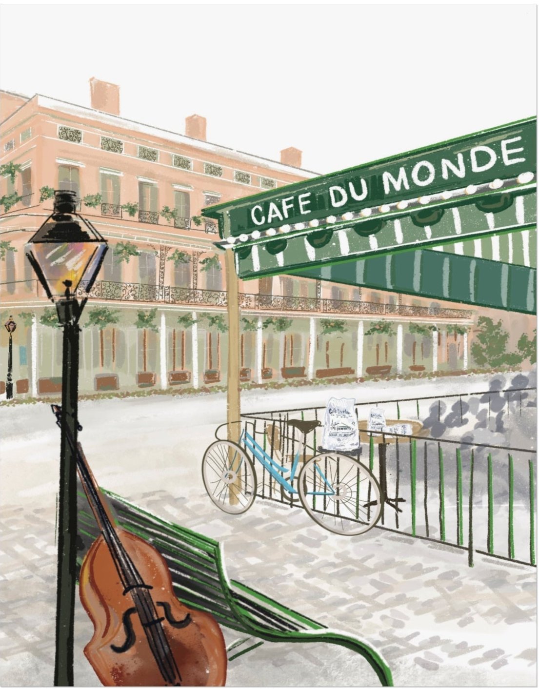 CAFÉ DU MONDE - Art Print
