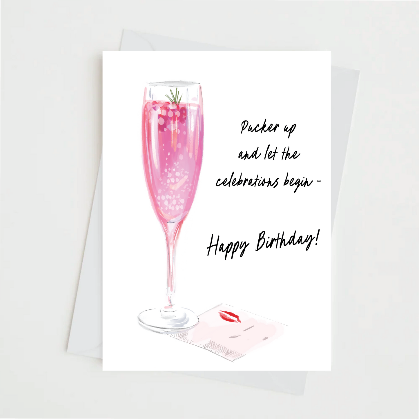 PUCKER UP - Note Card
