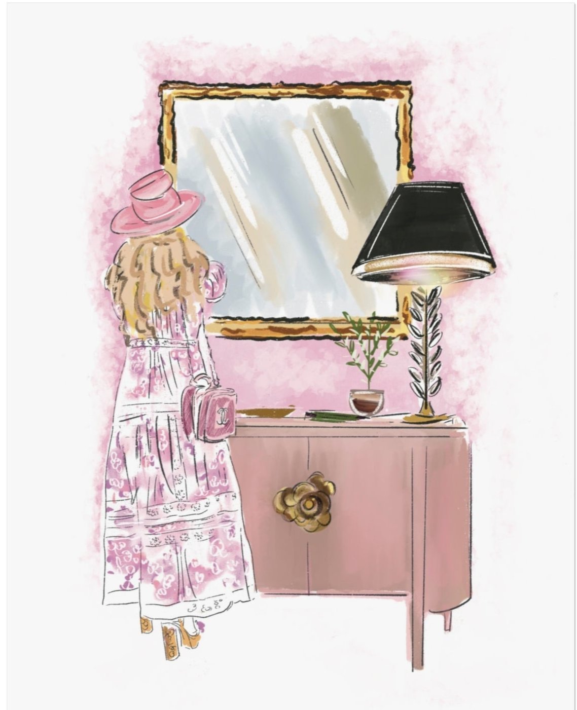 MIRROR MIRROR - Art Print