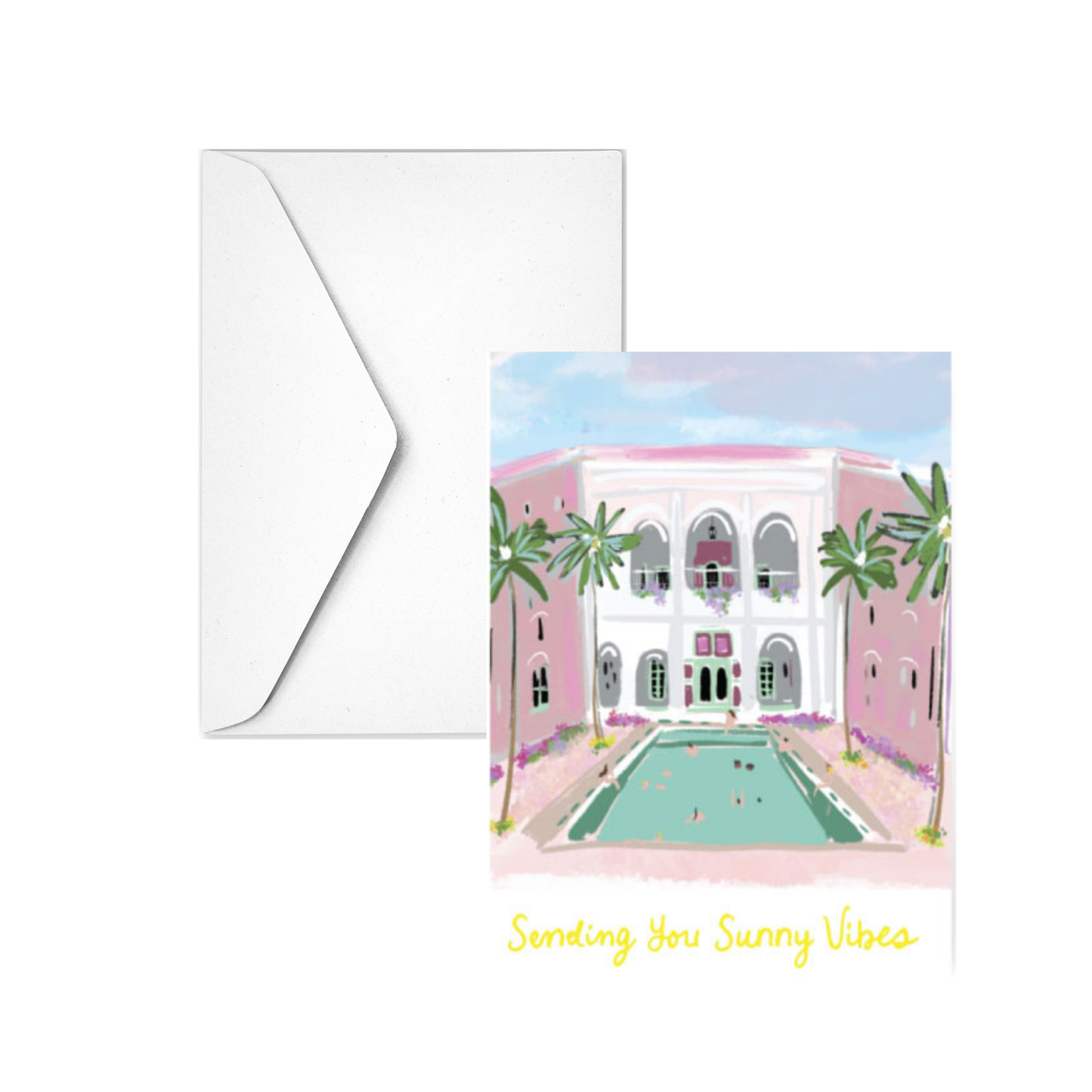 SUNNY VIBES - Note Card