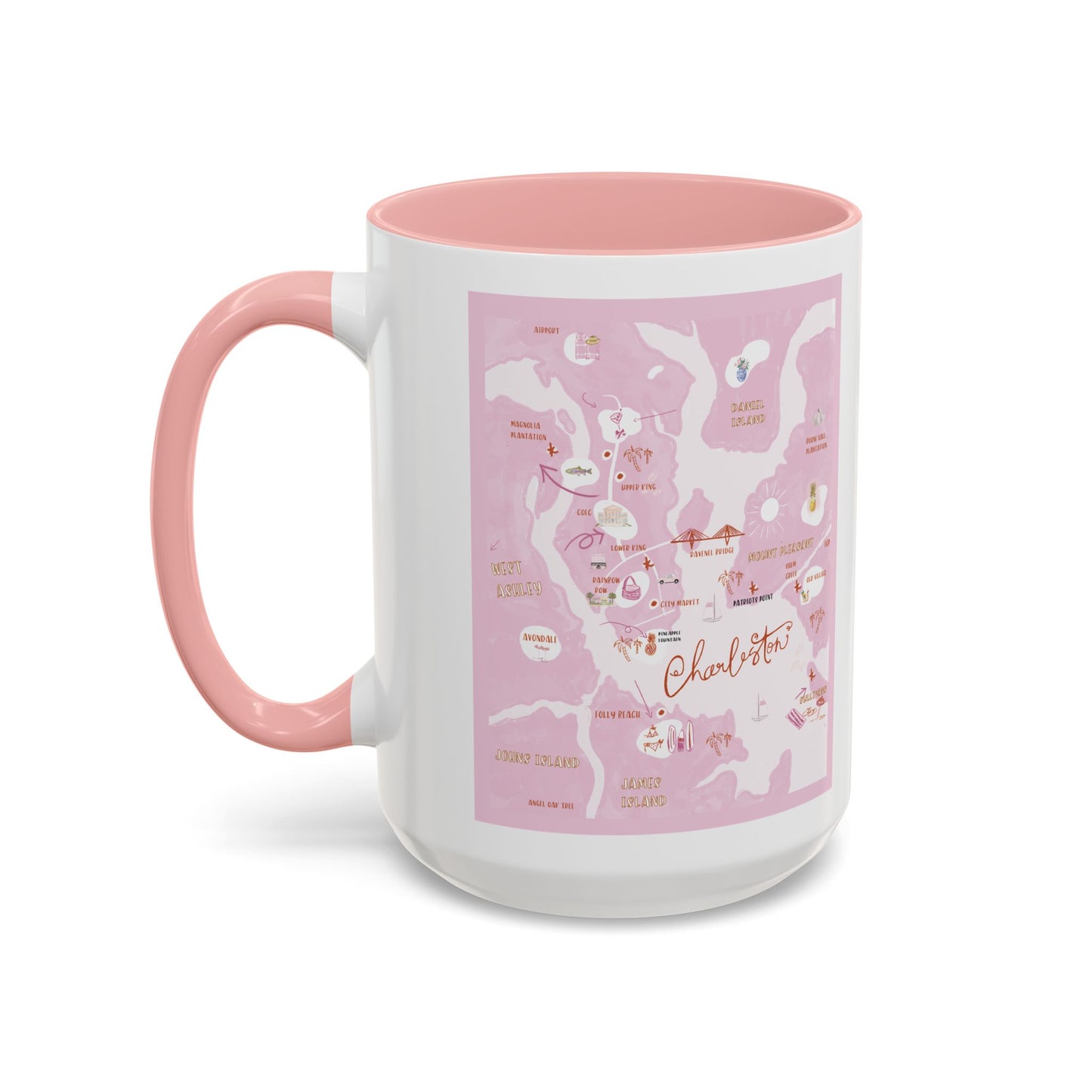 CHARLESTON MAP - Mug