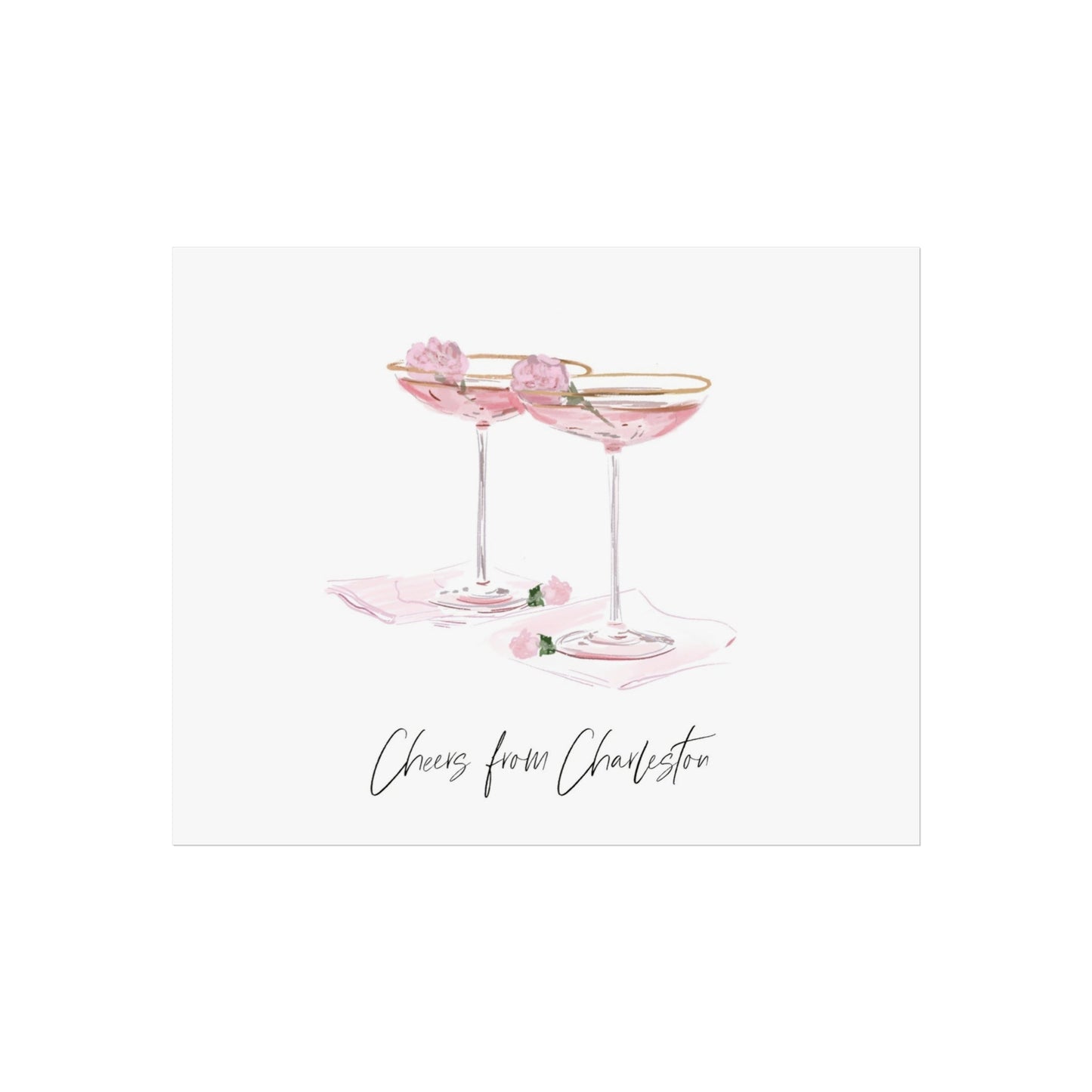CHEERS FROM CHARLESTON - Art Print