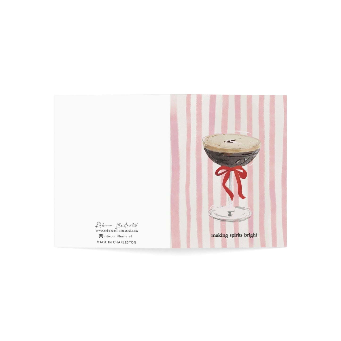 MAKING SPIRITS BRIGHT - Note Card