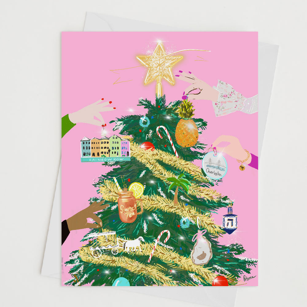 A VERY CHARLESTON CHRISTMAS - Note Card