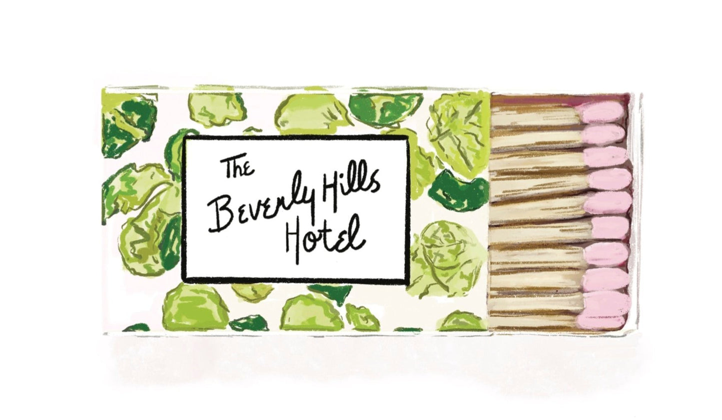 BEVERLY HILLS MATCHES - Art Print