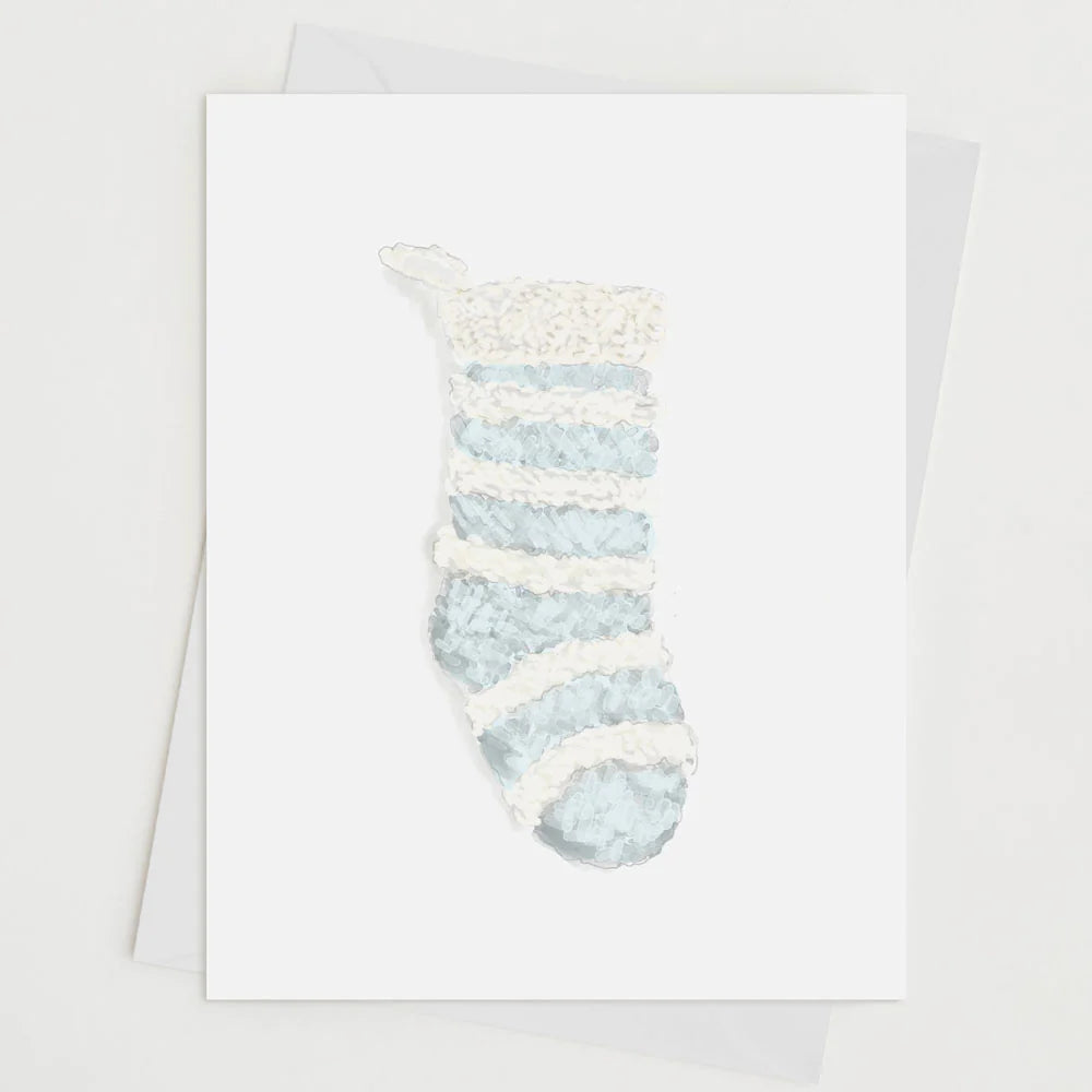 COASTAL STOCKING - Note Card