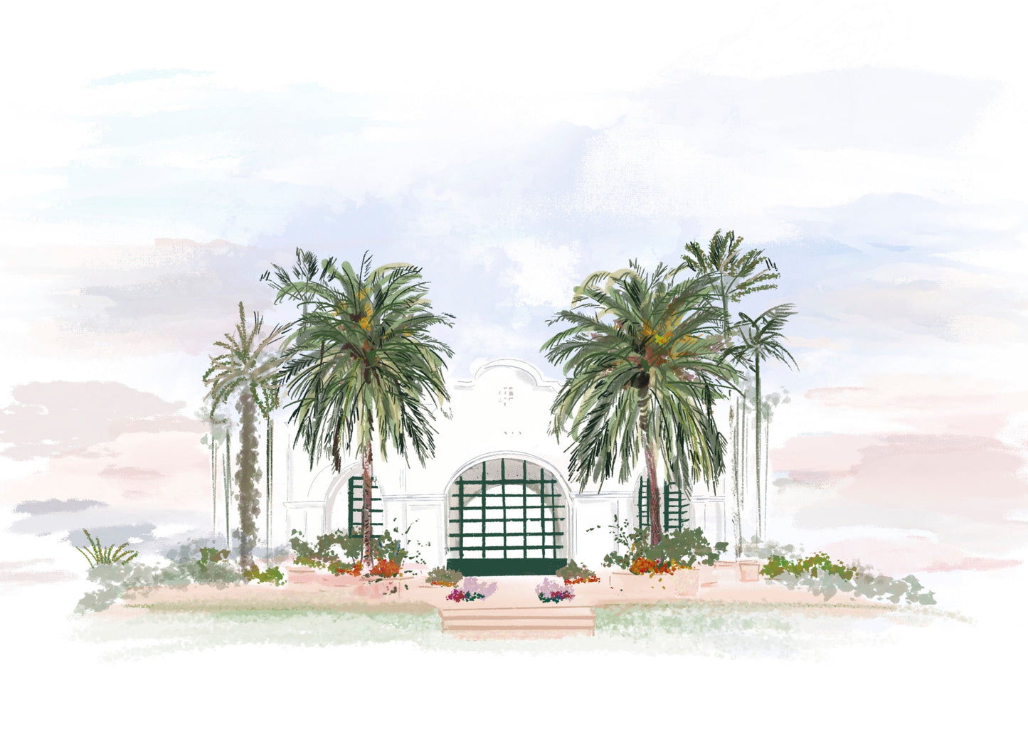 CAROUSEL HOUSE - Art Print