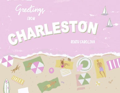 CHARLESTON BEACH - Post Card