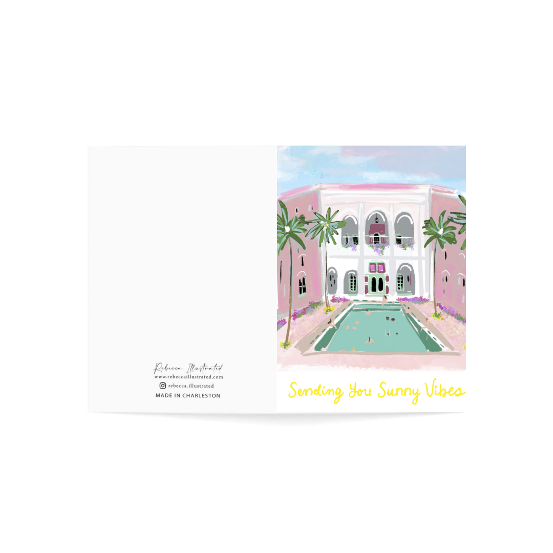 SUNNY VIBES - Note Card