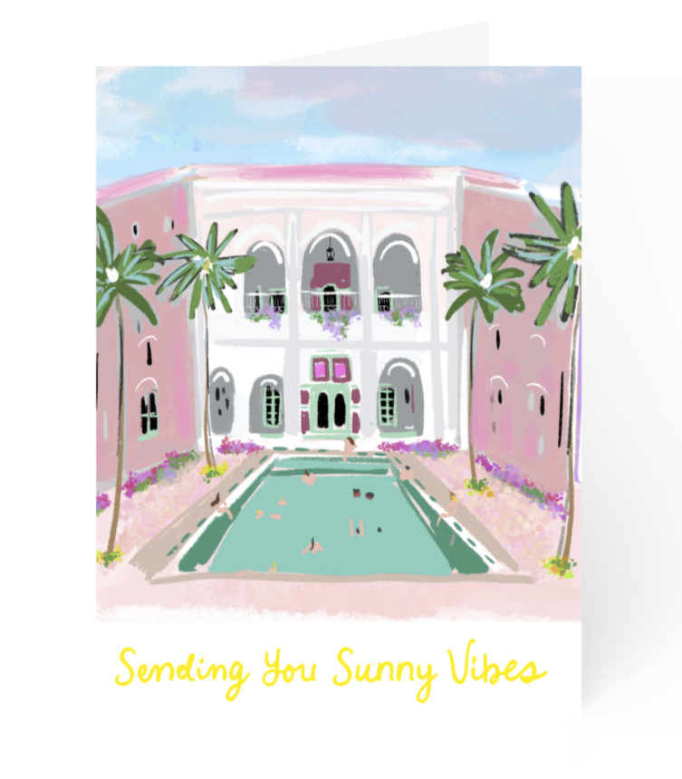 SUNNY VIBES - Note Card