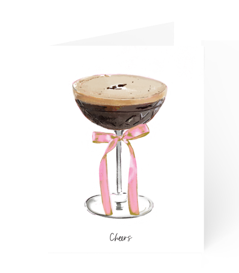 ESPRESSO CHEERS - Note Card