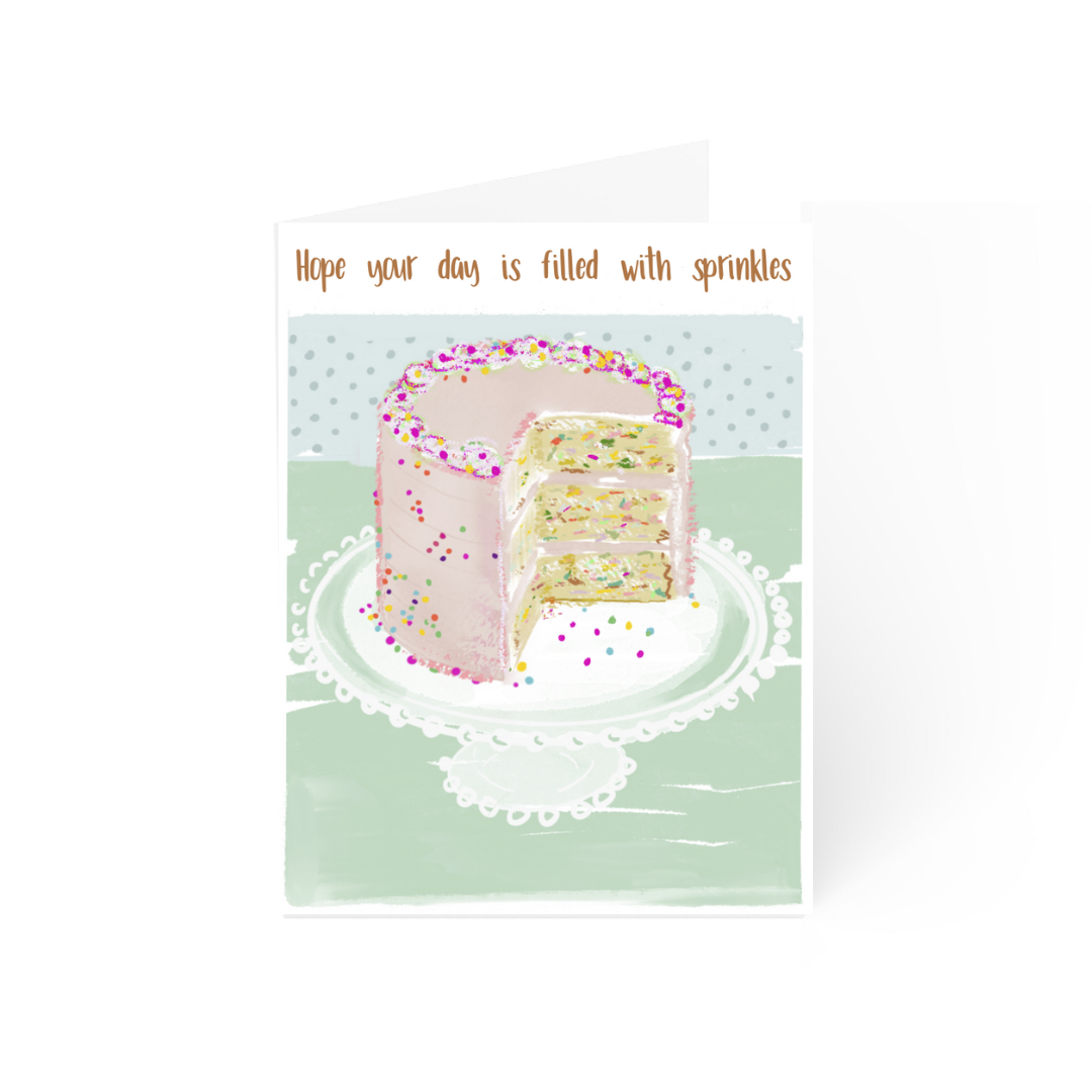 HOPE YOUR DAY IS FILLED WITH SPRINKLES - Note Card