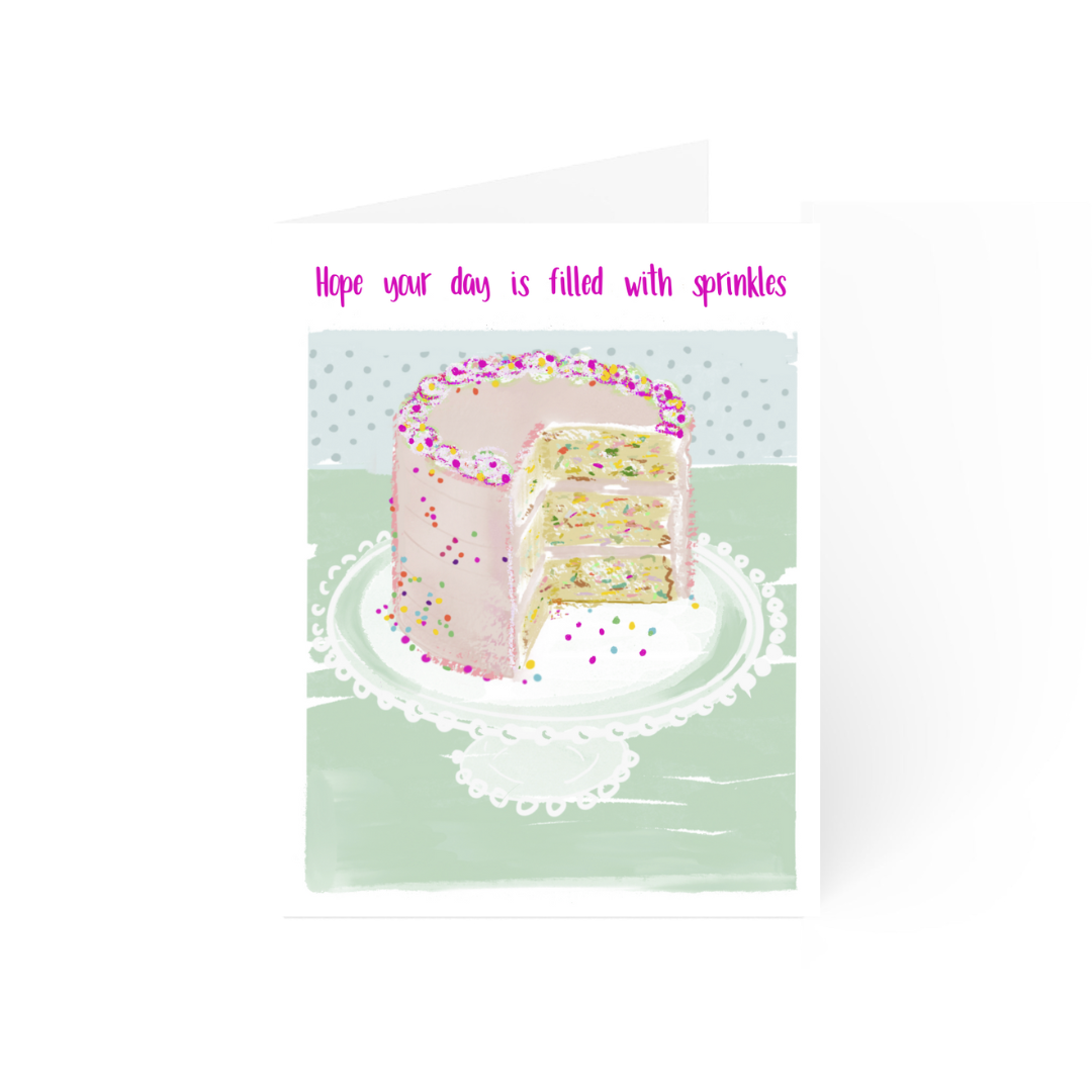 HOPE YOUR DAY IS FILLED WITH SPRINKLES - Note Card