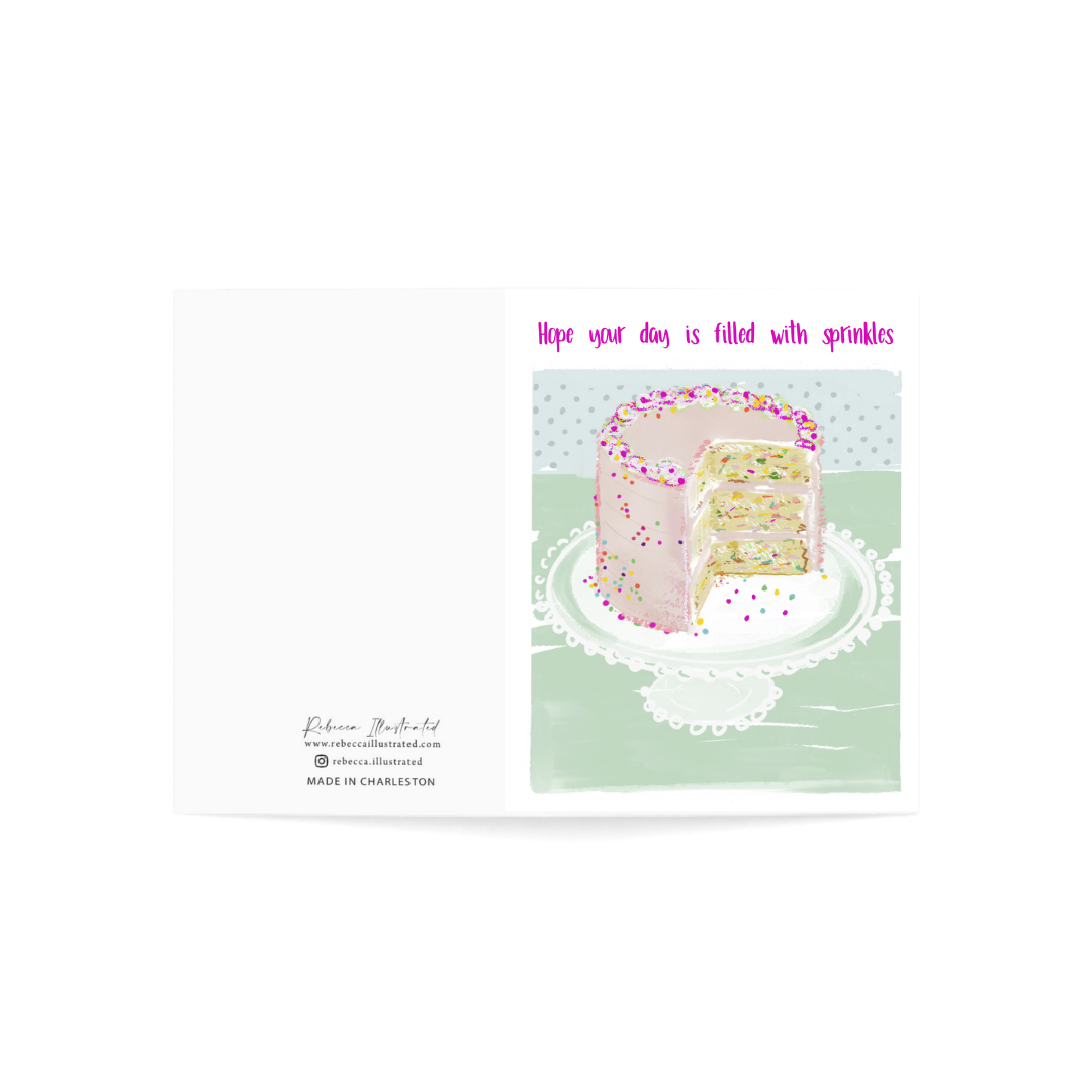 HOPE YOUR DAY IS FILLED WITH SPRINKLES - Note Card