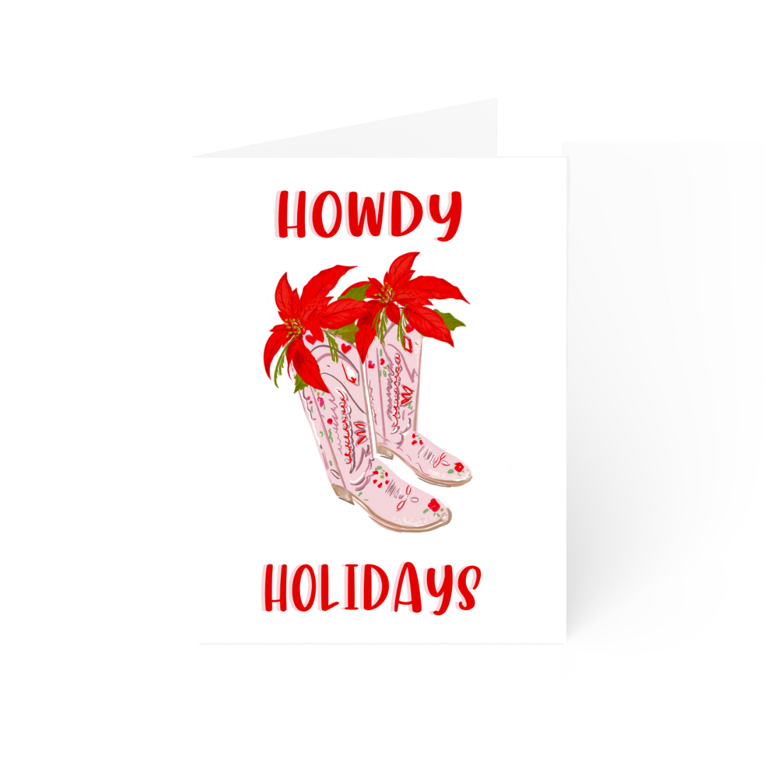 HOWDY HOLIDAYS - Note Card