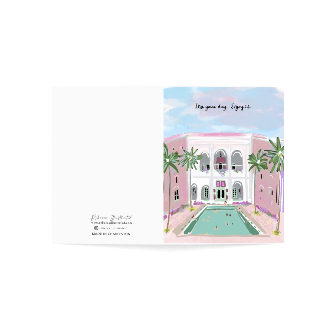 IT'S YOUR DAY. ENJOY IT - Note Card