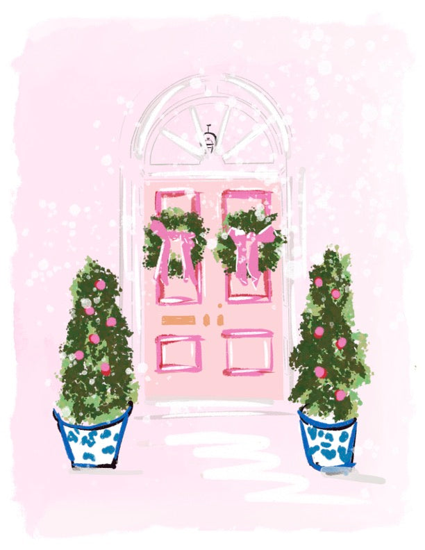 CHRISTMAS DOORS - Art Print