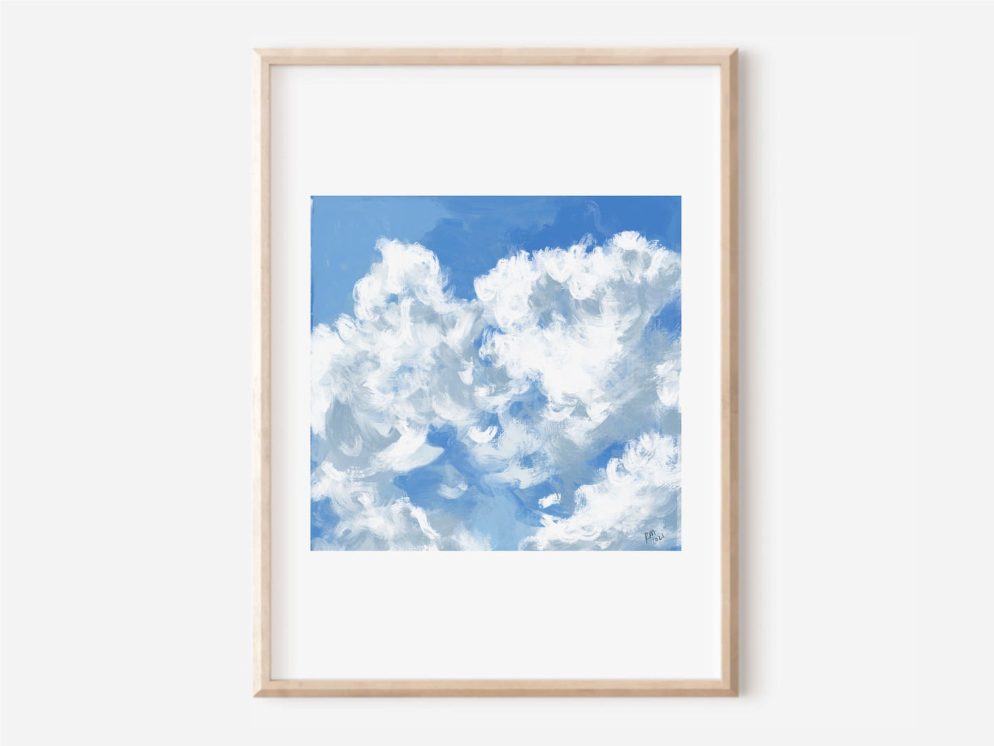CLOUDS - Art Print