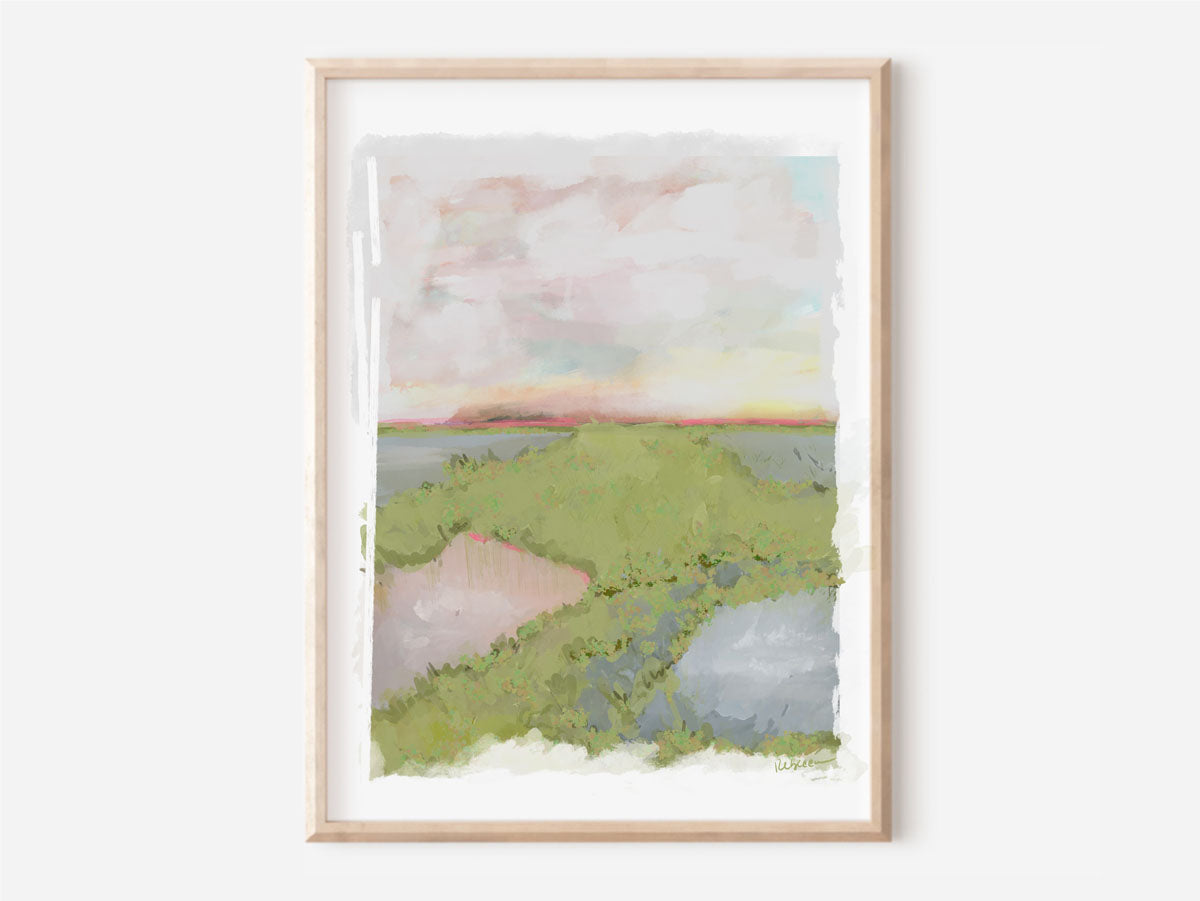 COASTAL SUNSET SERENADE - Art Print