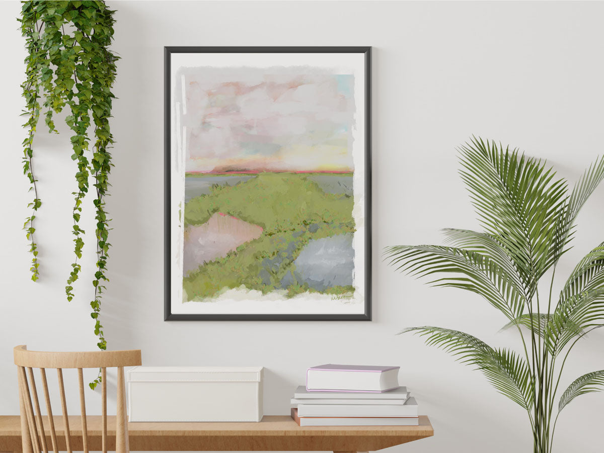 COASTAL SUNSET SERENADE - Art Print