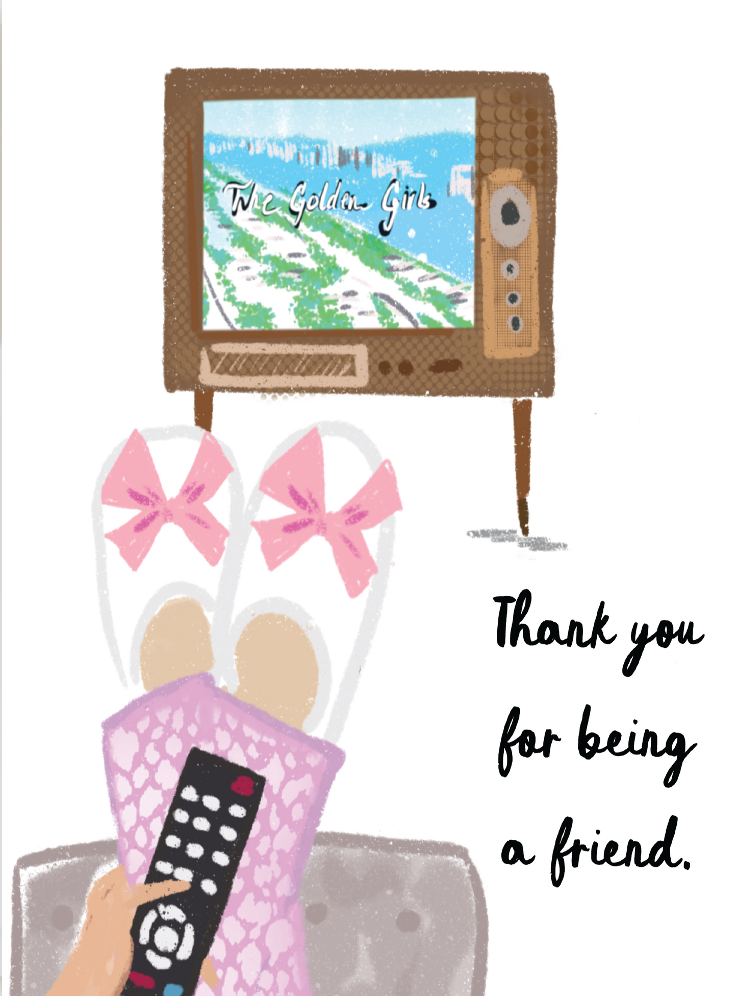 THANK YOU FOR BEING A FRIEND - Note Card