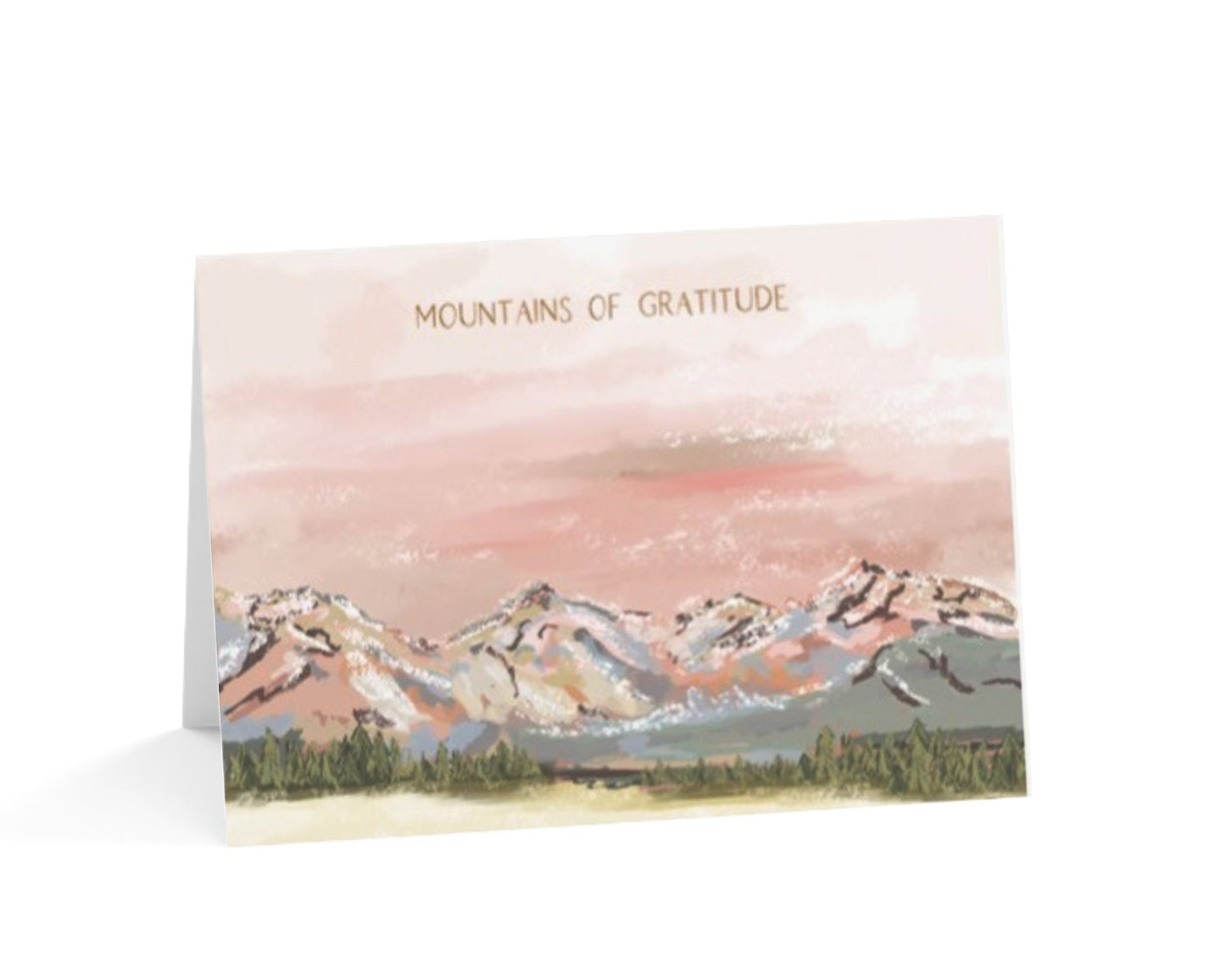 MOUNTAINS OF GRATITUDE - Note Card