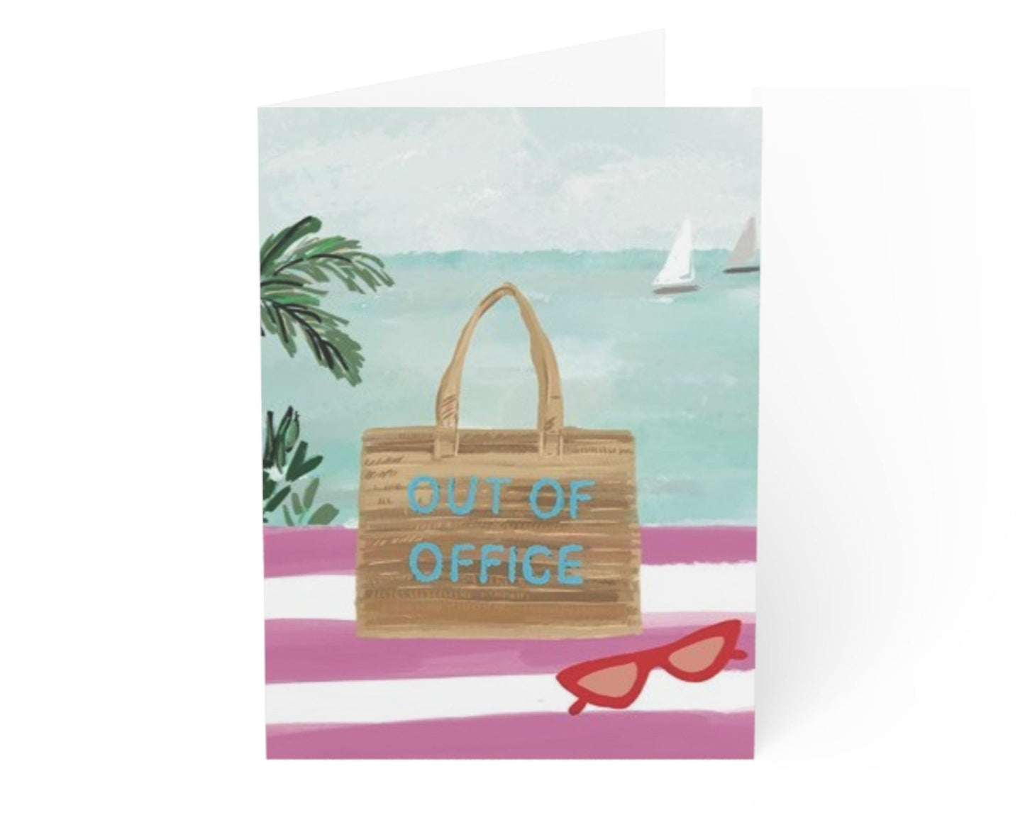OUT OF OFFICE - Note Card