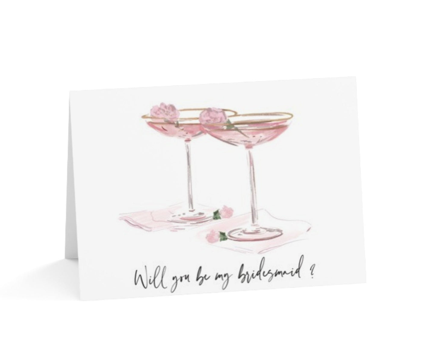 WILL YOU BE MY BRIDESMAID?- Note Card