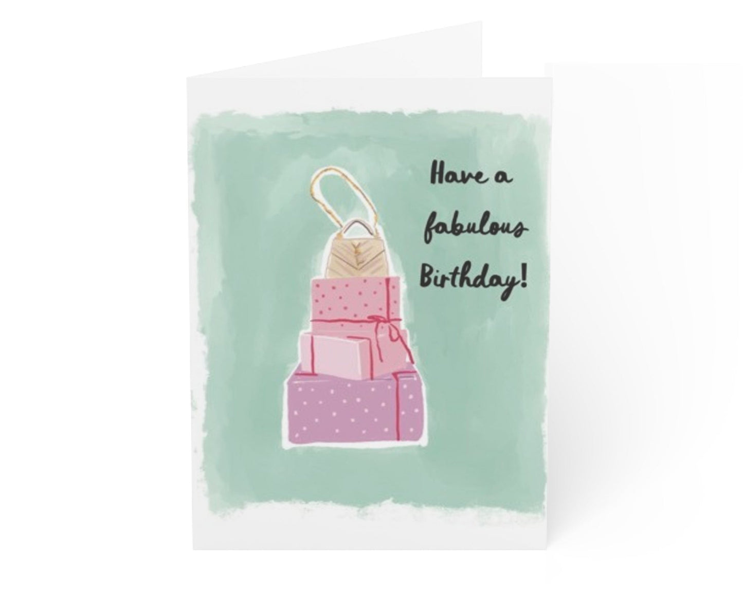 SHOP TILL YA DROP BIRTHDAY - Note Card