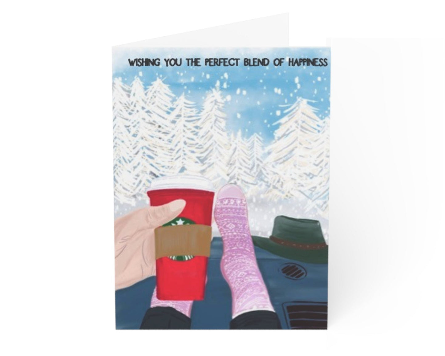 PERFECT BLEND OF HAPPINESS - Note Card