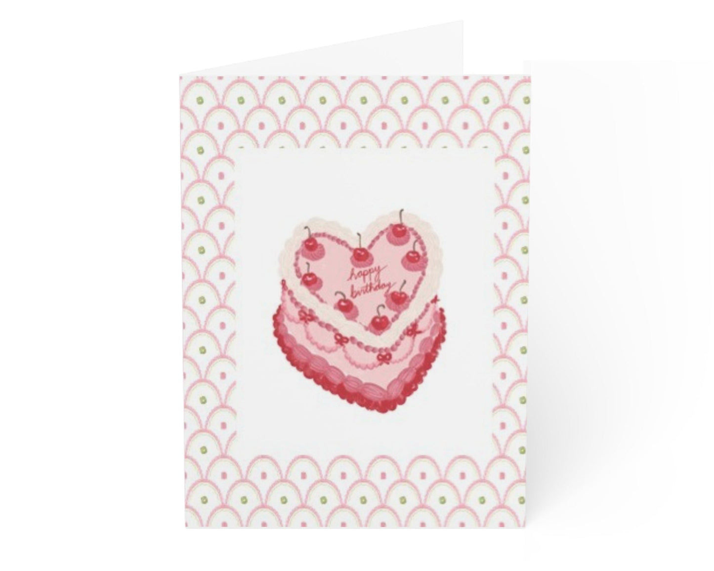 CHERRY CAKE - Note Card