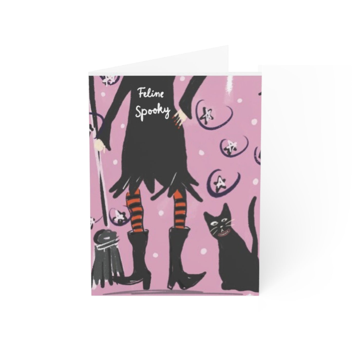 FELINE SPOOKY - Note Card