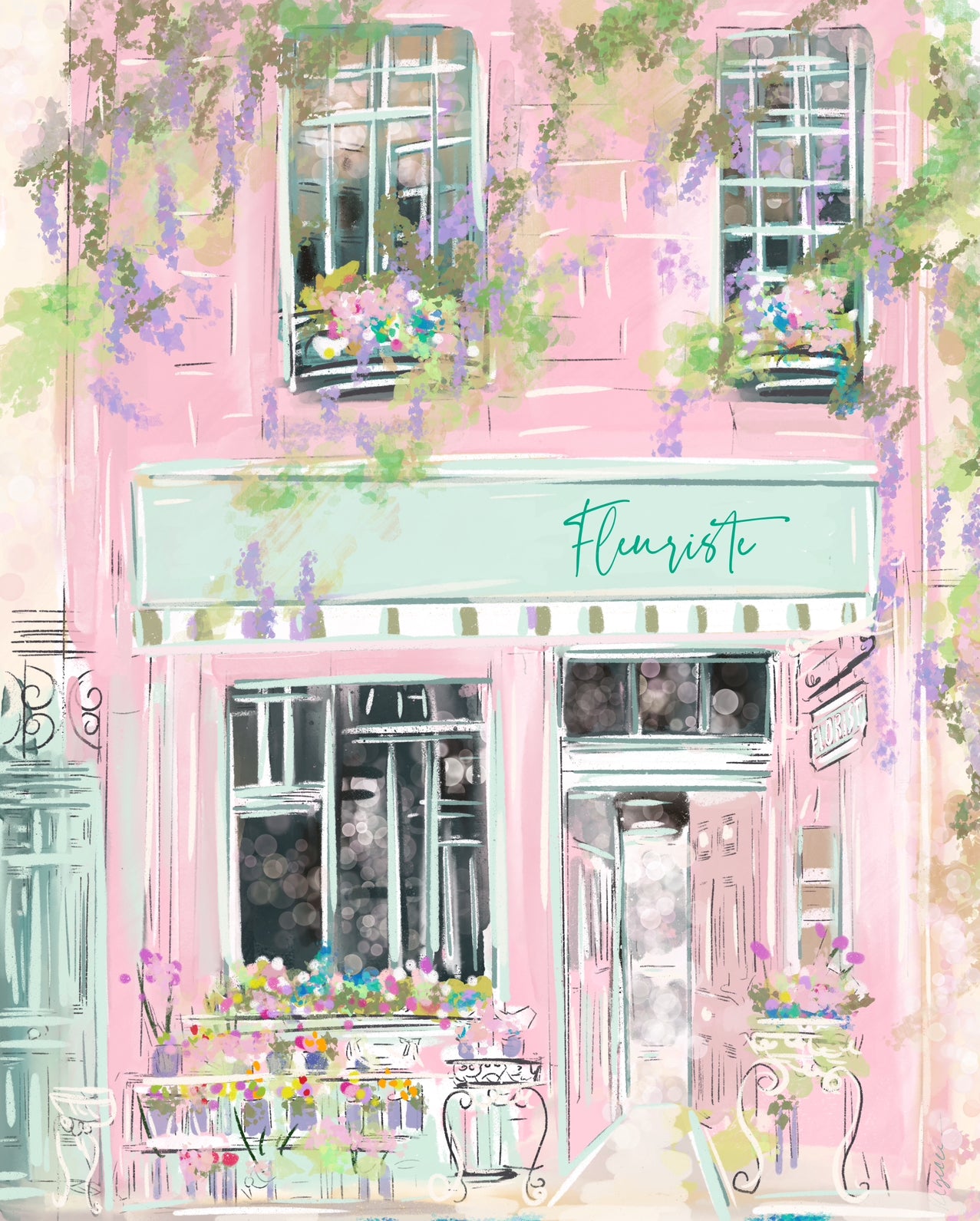 FLEURISTE - Art Print
