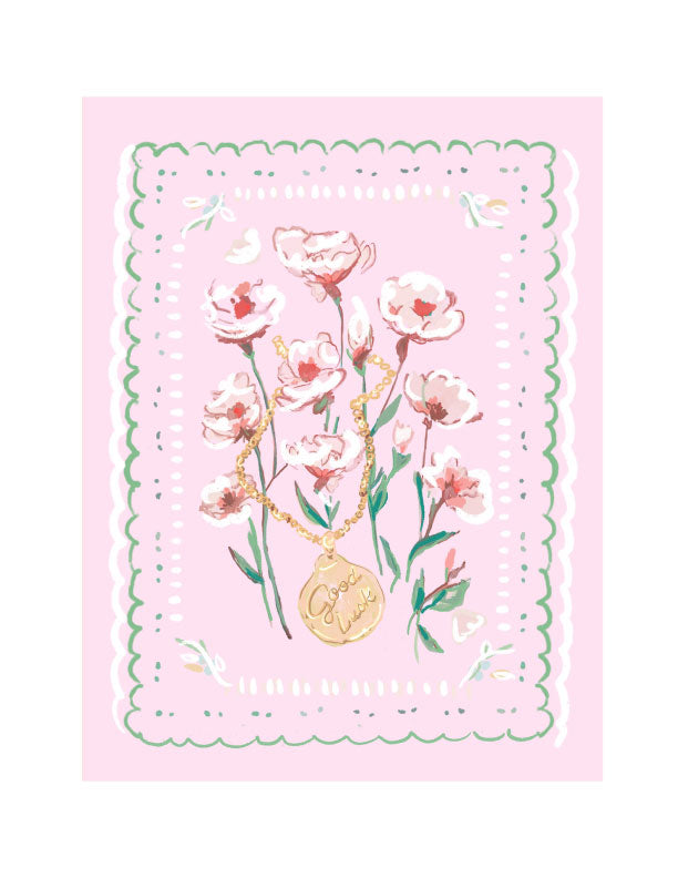 GOOD LUCK - Note Card