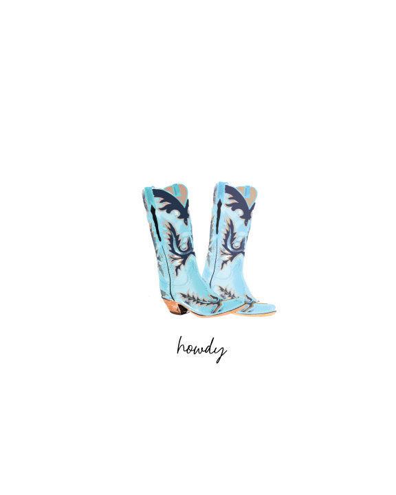 HOWDY - Note Card