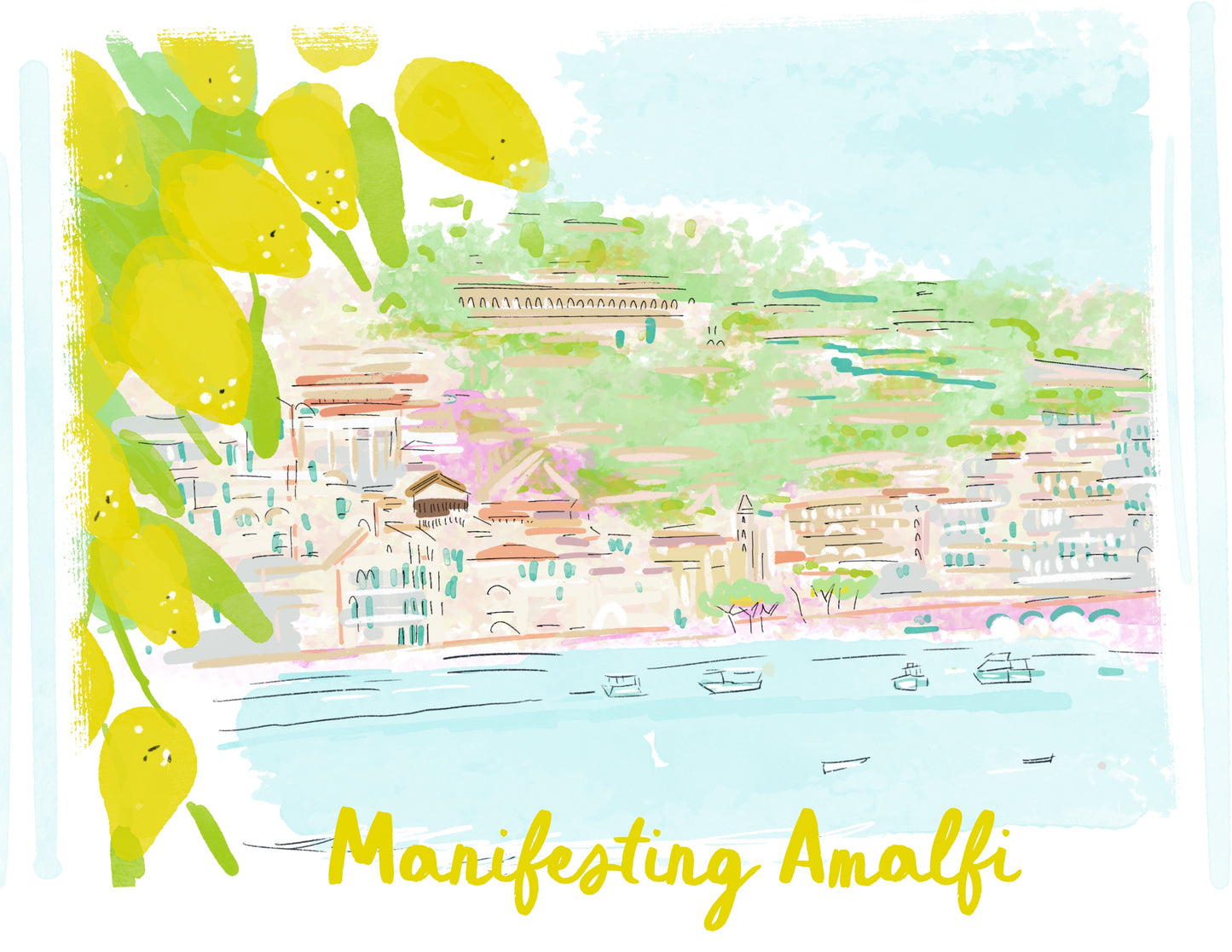 AMALFI SUMMER - Note Card