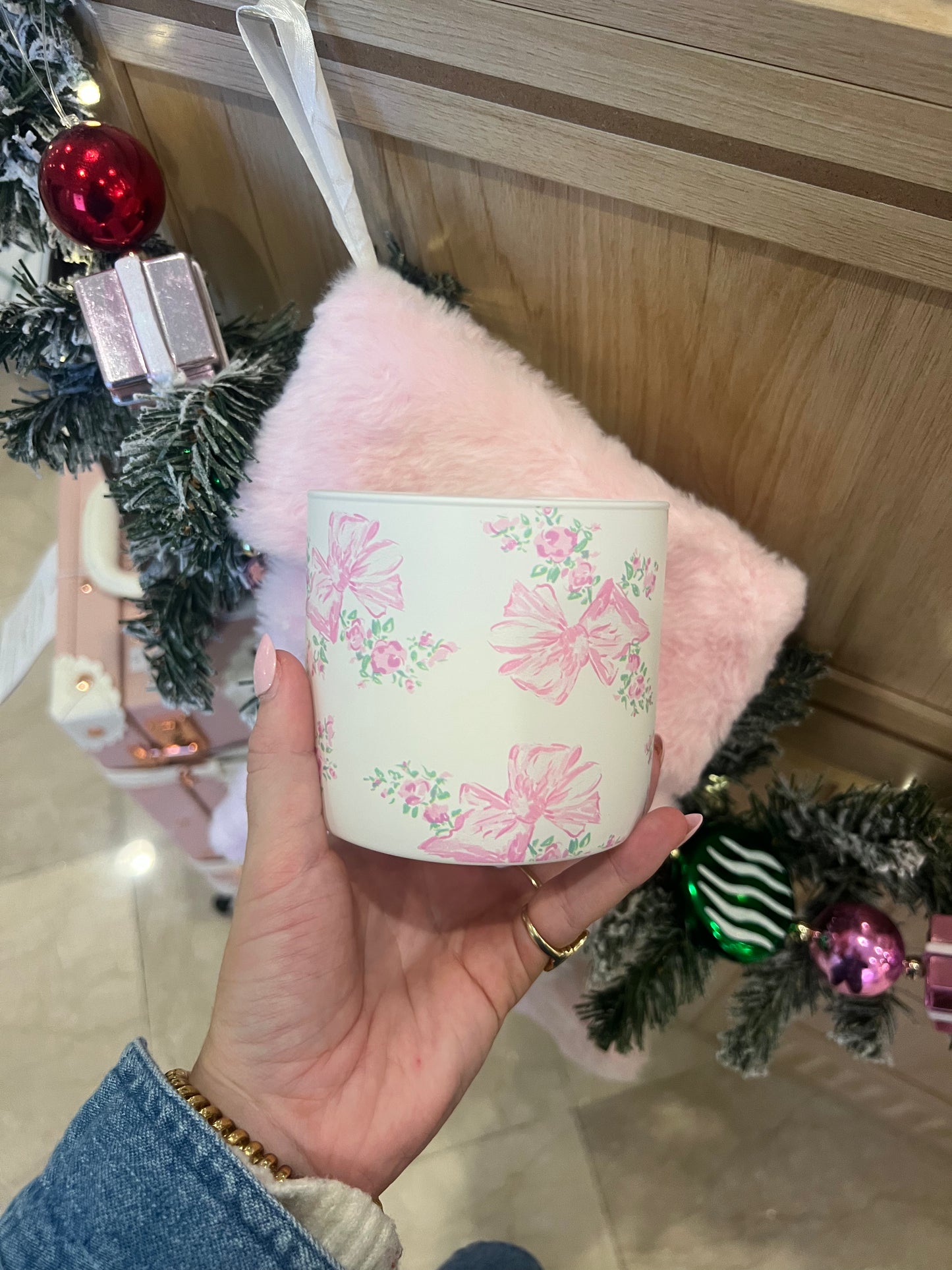 PREPPY PINK BOWS - Candle