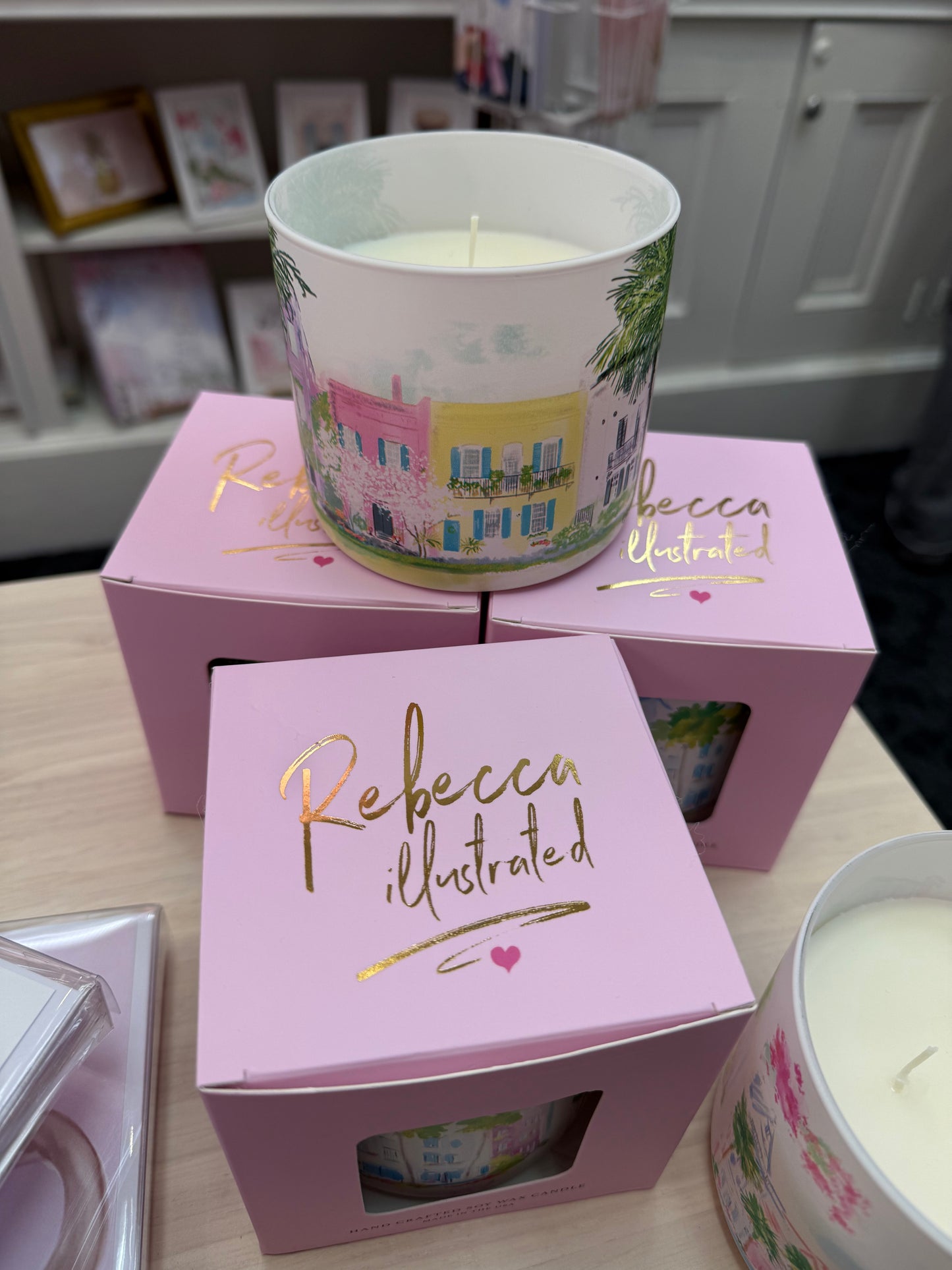 RAINBOW ROW - Candle