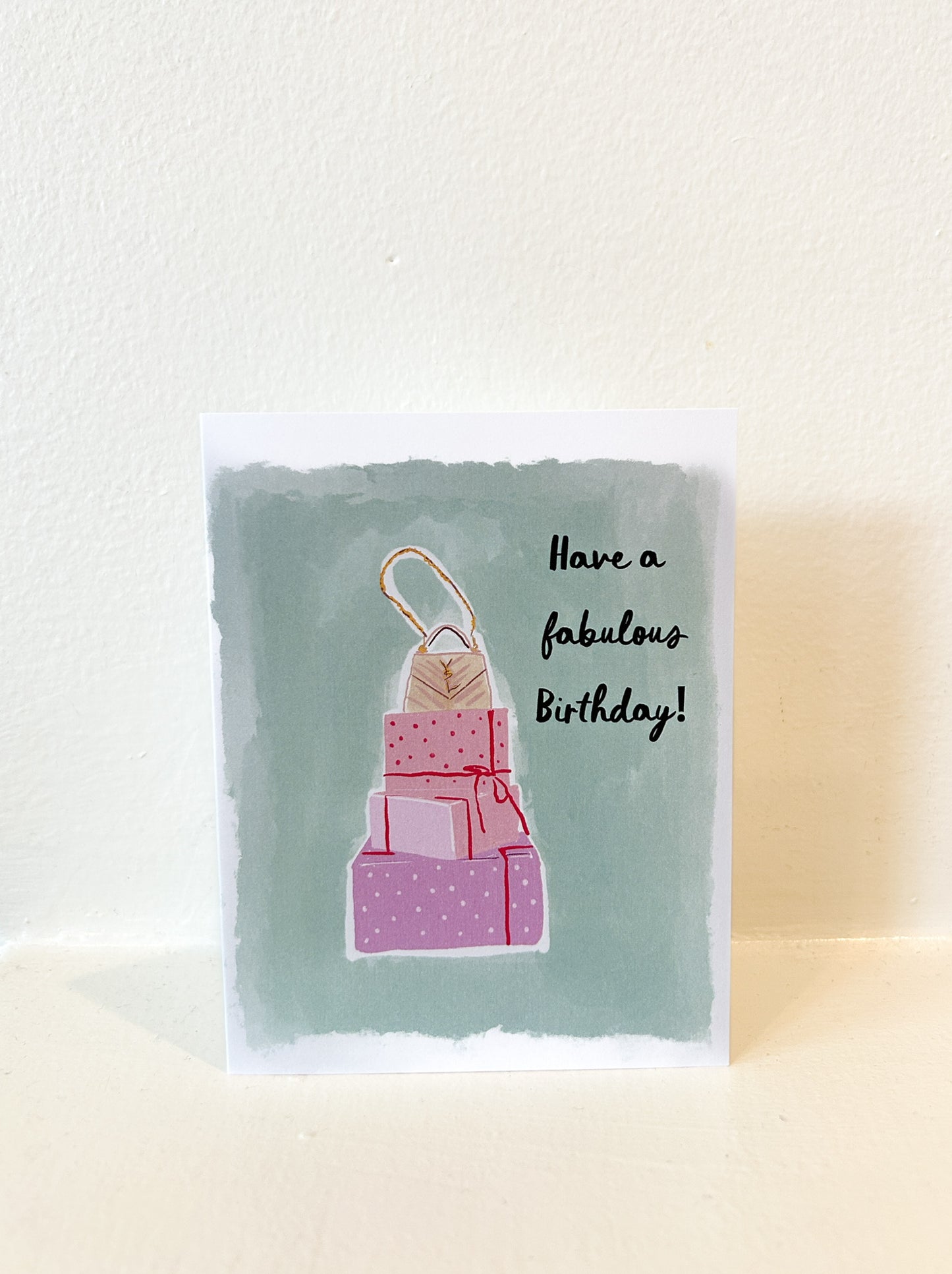 SHOP TILL YA DROP BIRTHDAY - Note Card