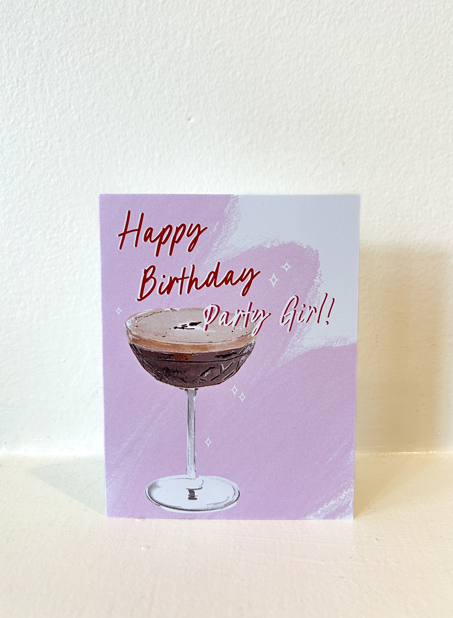 HAPPY BIRTHDAY PARTY GIRL - Note Card