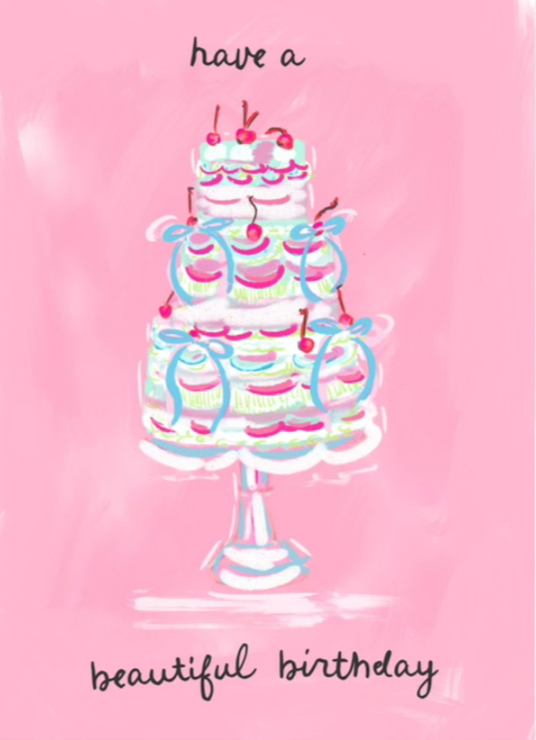 BEAUTIFUL BIRTHDAY - Note Card