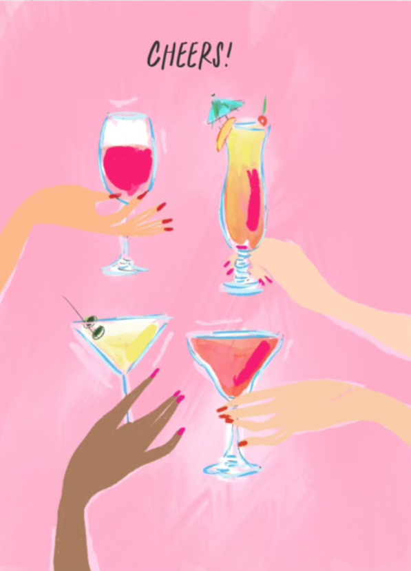 BIRTHDAY FULL OF CHEERS - Note Card