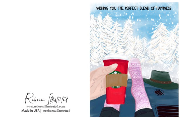 PERFECT BLEND OF HAPPINESS - Note Card