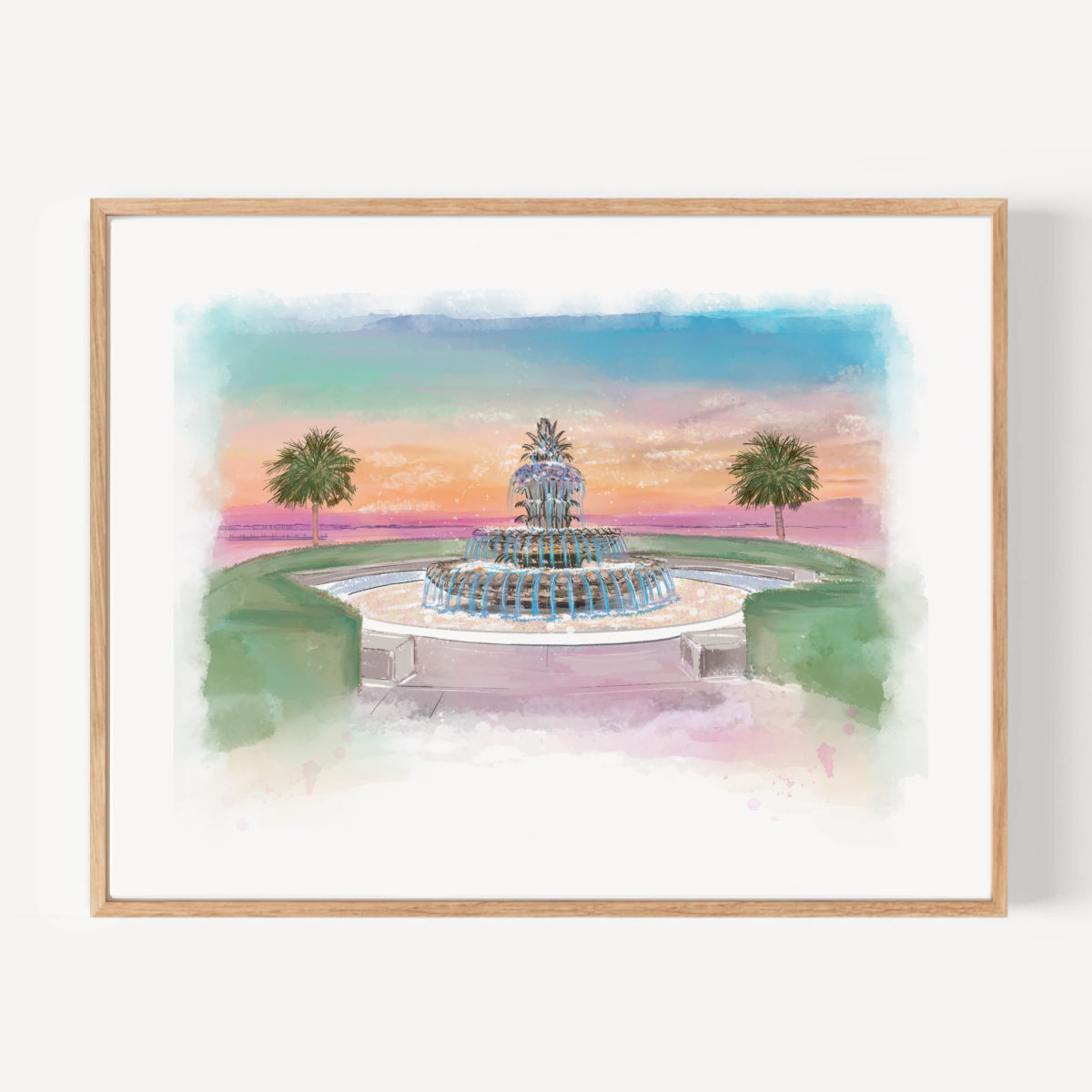 PINEAPPLE FOUNTAIN - Art Print