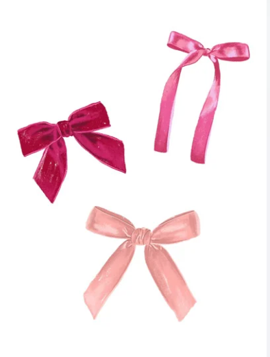 TRIPLE BOW DELIGHT - Art Print
